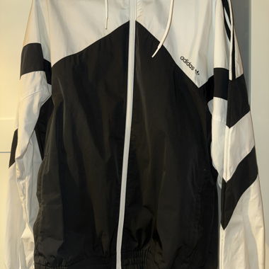 Adidas Windbreaker Jacket black and white
