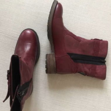Burgundy Ankle Boots