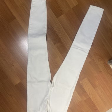 Weisse ZARA-Hose