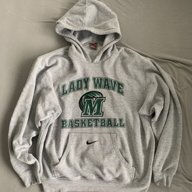 vintage nike hoodie grey 