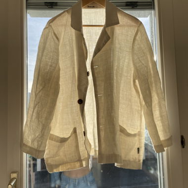 Camicia / giacca in lino rework