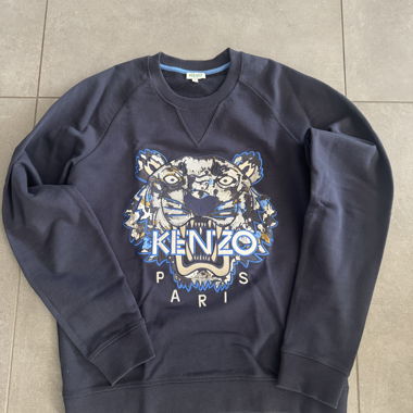 Sweatshirt Kenzo tigre bleu 