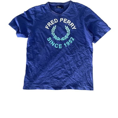 Blaues Fred Perry Tshirt