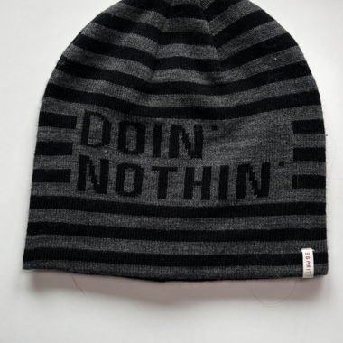 Esprit Beanie grey-black "DOIN NOTHIN"