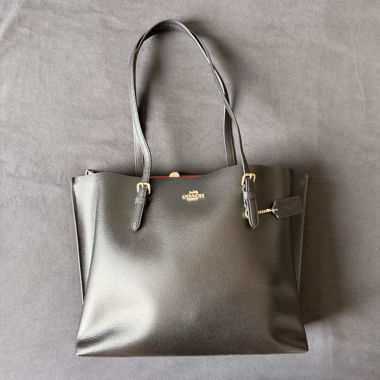 COACH Borsa tote nera NUOVA