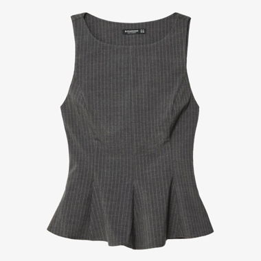 Top Grigio Senza Maniche