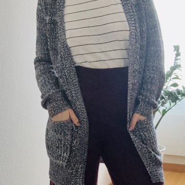 Strickjacke Warm