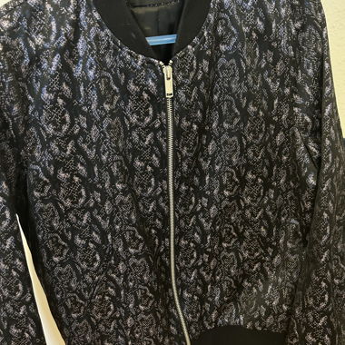 Giacca bomber IKKS con motivi jacquard taglia 38