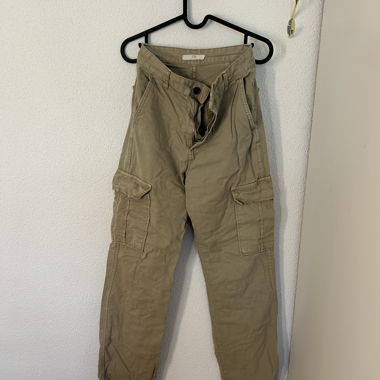 Baggy Cargo Jeans beige Taglia 34