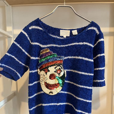 Sequin clown top