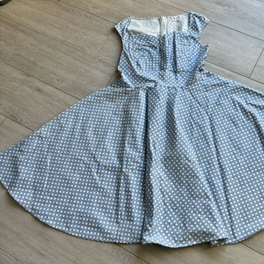 Blue Vintage pinup dress 20s