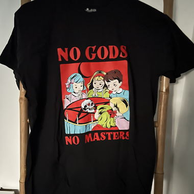 T-shirt no gods no masters