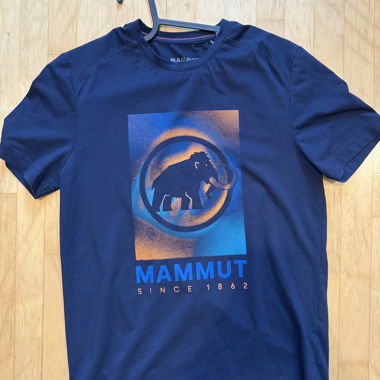 T-shirt Mammut bleu