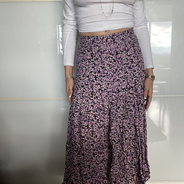 floral skirt
