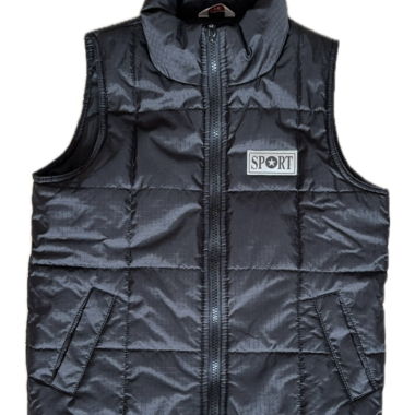 Black Quilted Vest