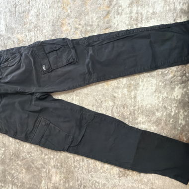 Black cargo pants