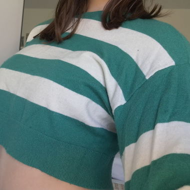 Gestreifter Pullover