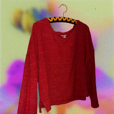 OVERSIZED RED SHIRT