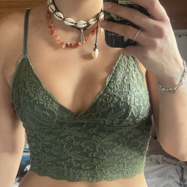 Spitzen Croptop