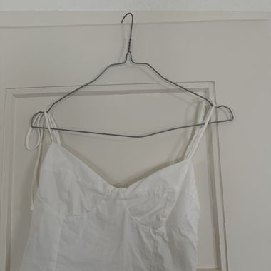 White Bershka Top M