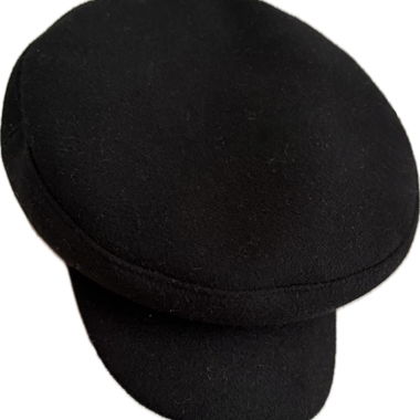 H&M Black Women’s Cap – Baker Boy Style, M/L