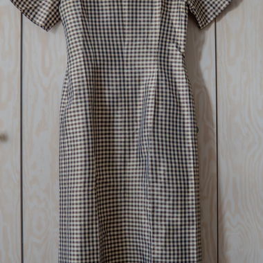 Vestito camicia a quadri vintage Basset