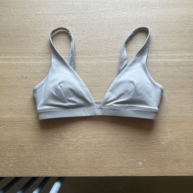 Beige Sports Bra Size S