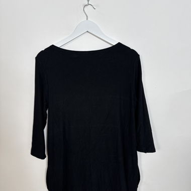 Black midi dress
