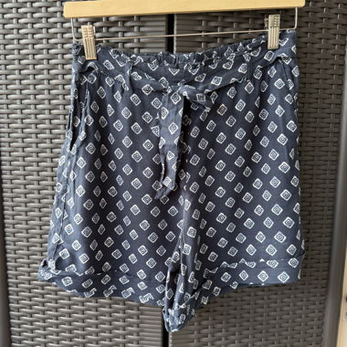 Yessica - Ethnic Patterned Cotton Shorts