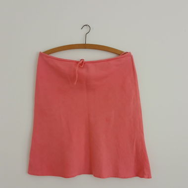 H&M Leinenrock lachsrosa Grösse M