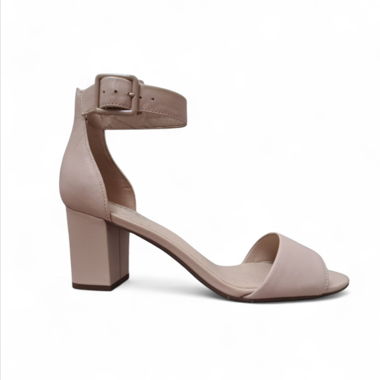 Sandales Clarks en cuir, taille 39, beige rosé