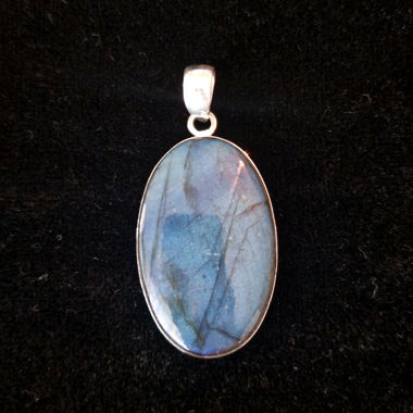 Ciondolo in argento 925 e labradorite