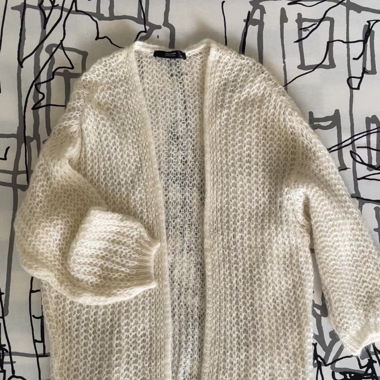 Flausch Strickjacke 