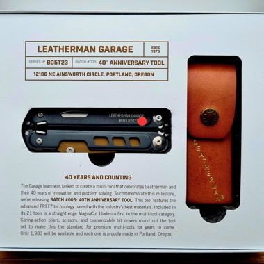 Leatherman 40th Anniversary Tool Gray & Bronze