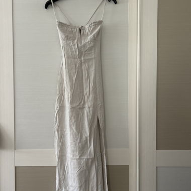 Light Beige Midi Dress