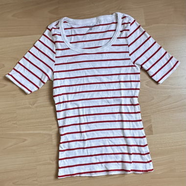 Gestreiftes Damen-Top Gr. M