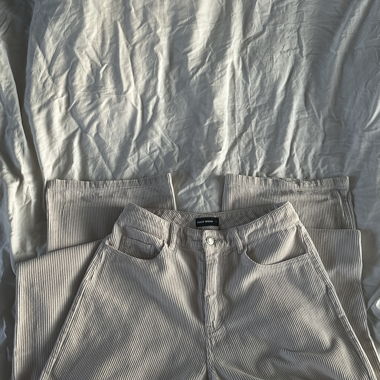 Cordhose, beige