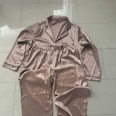 Neues Satin-Pyjama-Set von New Yorker NEU Gr.L