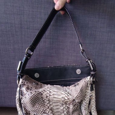 Tasche aus Pythonleder