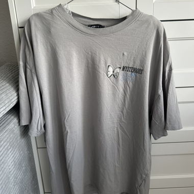 T-shirt oversize gris
