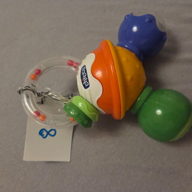 Sonaglio Chicco multicolore per neonati