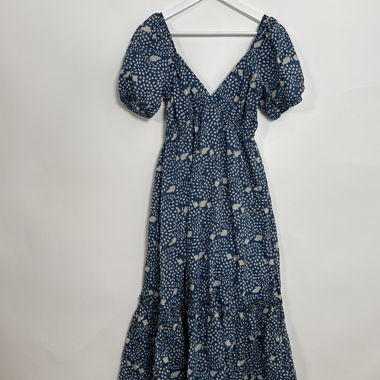 Stradivarius Blue Midi Dress