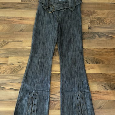 Wide Denim Pants
