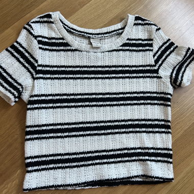 Striped Knit Top