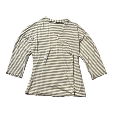 Vintage Striped Wrap Top