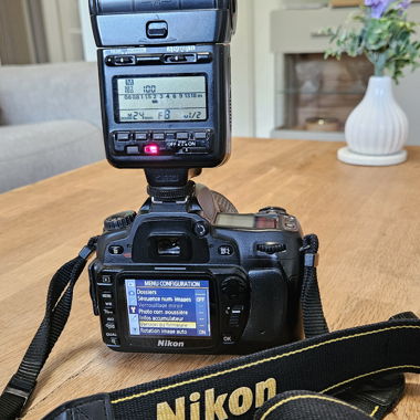 Nikon D80 with SB-24 flash