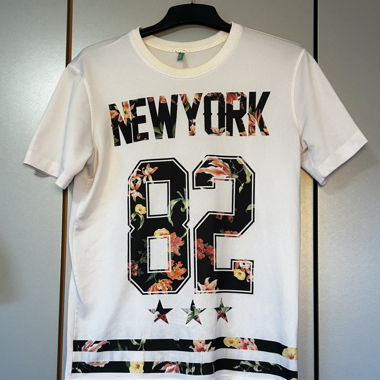 T-shirt blanc vintage benetton