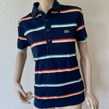 Vintage Lacoste Striped Polo Shirt 