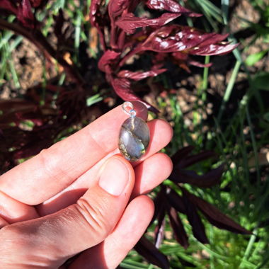 Pendentif en Labradorite