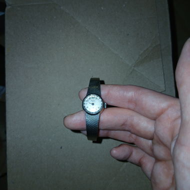Women’s silver-colored wristwatch